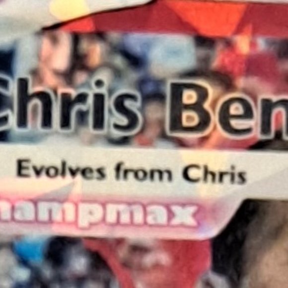 Chris Benoit Pokemon Card - Picture 5 of 8